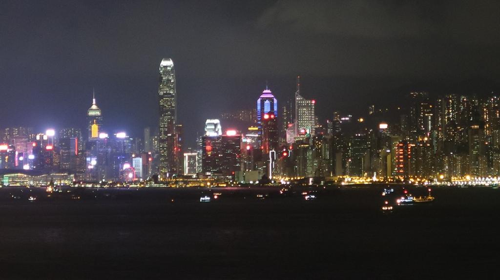 Hong Kong bei Nacht
